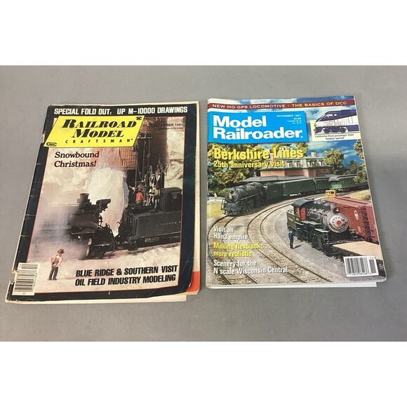 Railroad Model Craftsman (1983) & Model Railroader (1997) Magazines - Picture 1 of 14